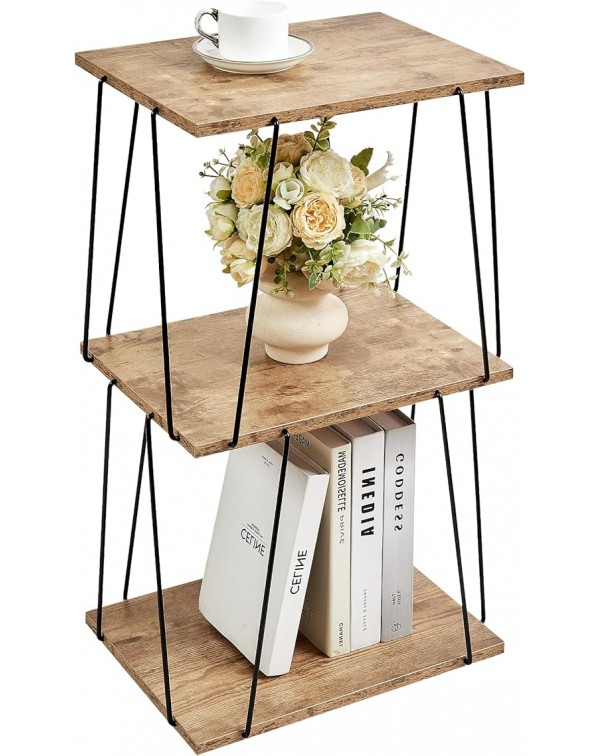 Tall Side Table, Small End Table, 29 inch High Ent...