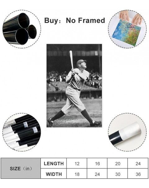 Póster Para Dormitorio De Niños Béisbol