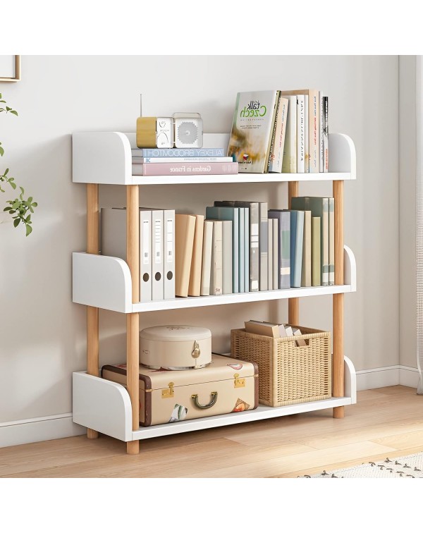 3-Tier Wooden Open Bookcase