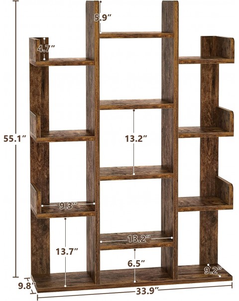 Estantería, almacenamiento de estantería en forma de árbol