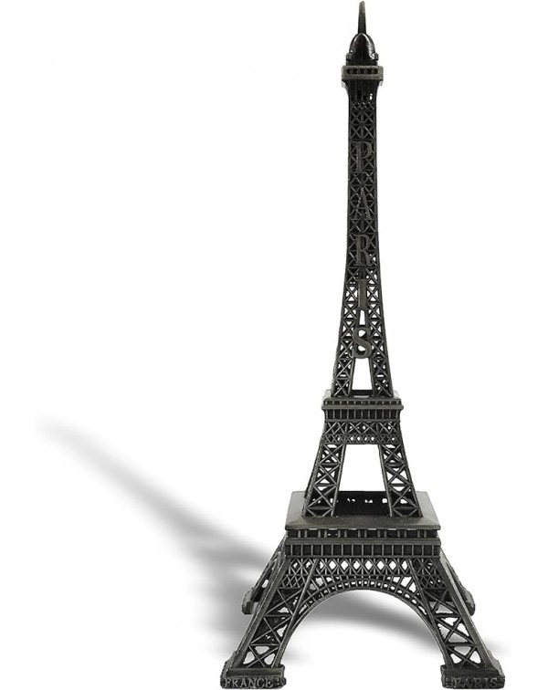  Eiffel Tower Statue Decor Alloy Metal, Black