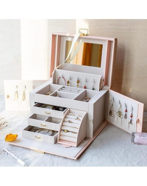 Vlando Joyero Organizador para Niñas y Mujeres, Joyería Barroca Grande