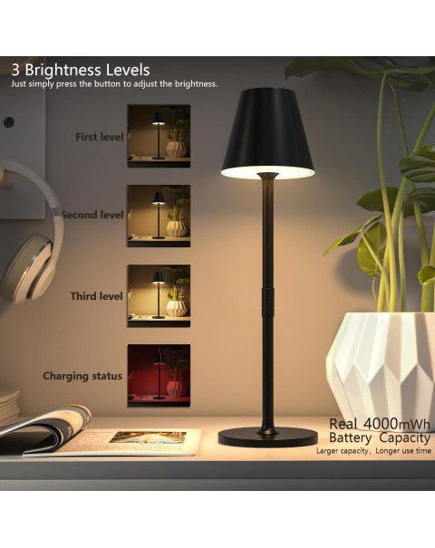 Lámpara de mesa LED inalámbrica moderna