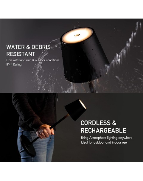 Lámpara de pie LED inalámbrica para exteriores