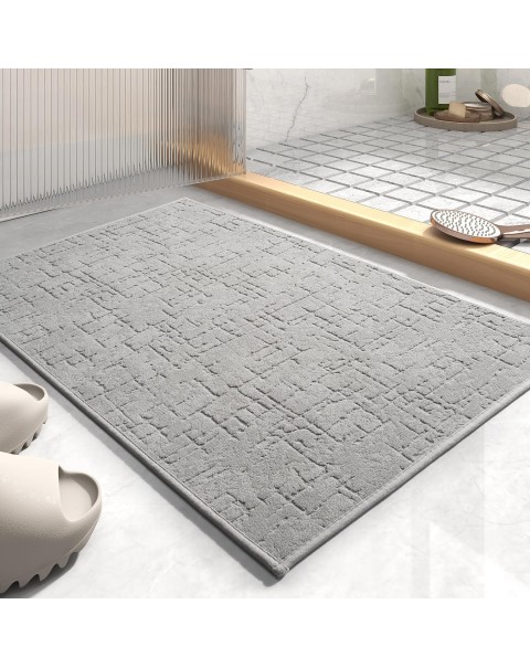 Alfombra de baño: baño de secado rápido súper absorbente