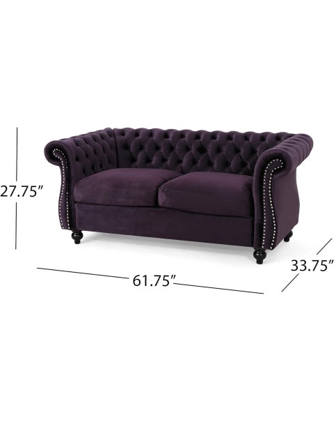 Sofá Chesterfield Loveseat tradicional