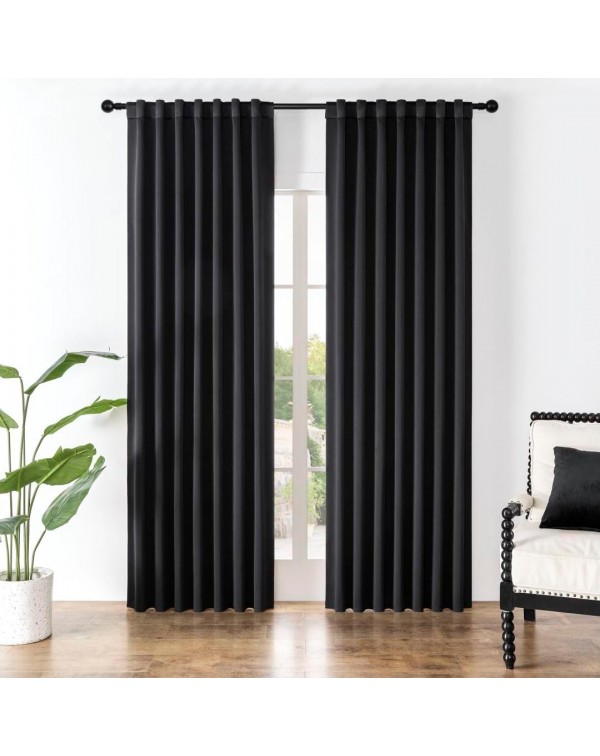 Black Blackout Curtains