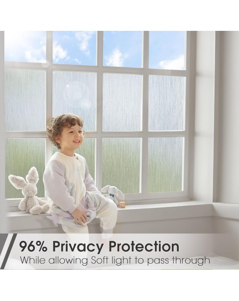 Película de privacidad para ventanas Vidrio esmerilado Privacidad no adhesiva opaca