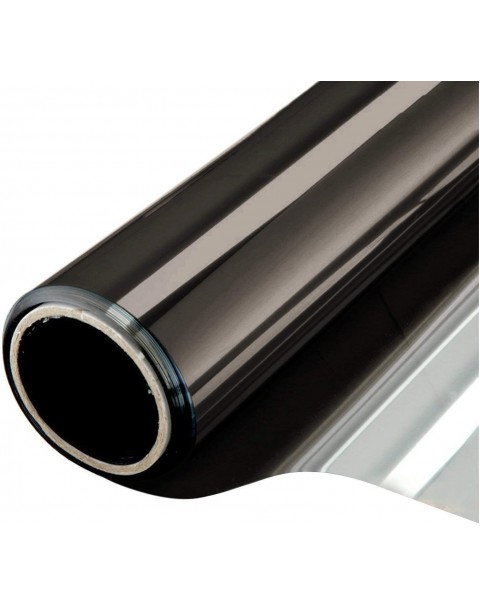 Película para ventana Película de espejo unidireccional Privacidad diurna Estática No adhesiva Control de calor decorativo Anti UV Tinte de ventana para el hogar y la oficina